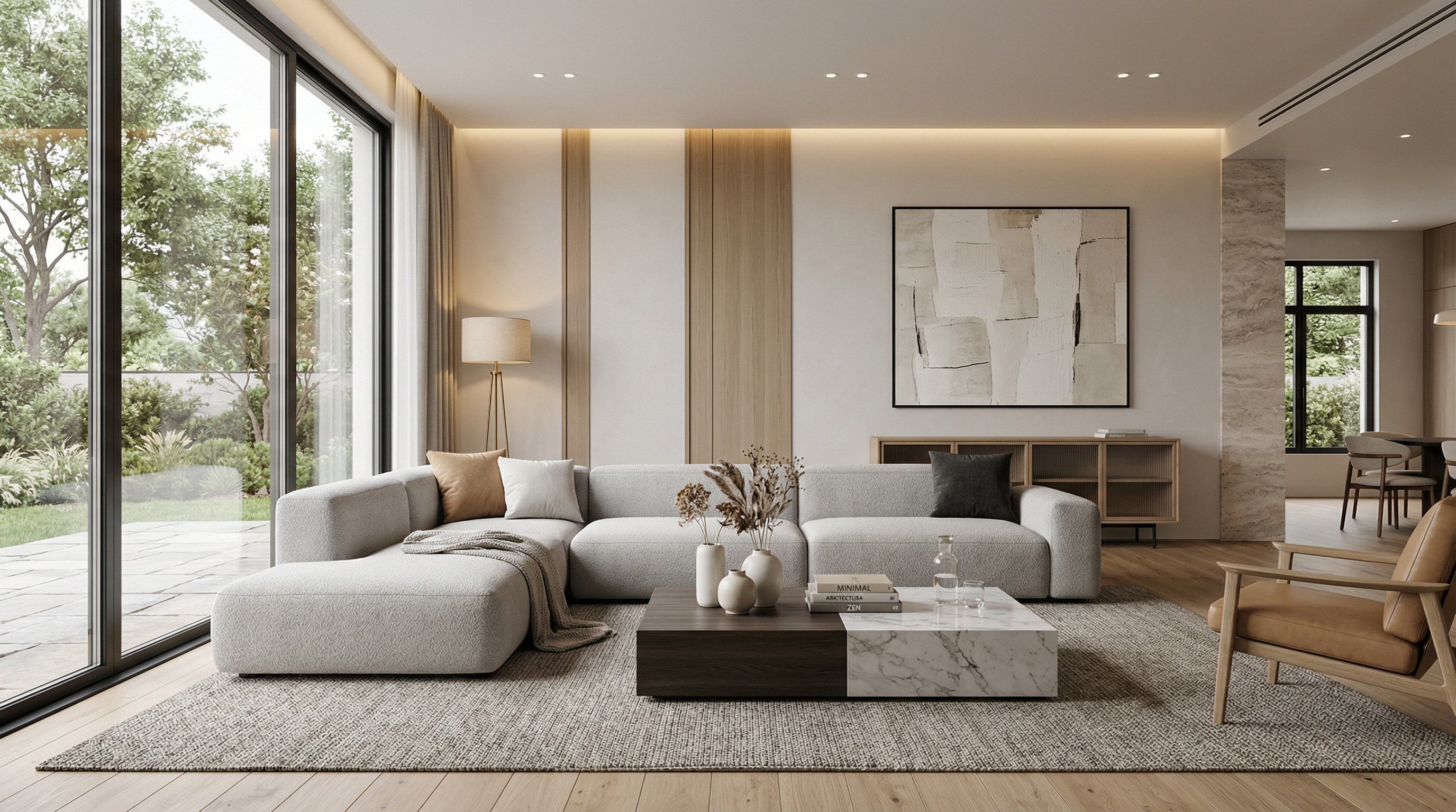 WARM MINIMAL LOFT — interior