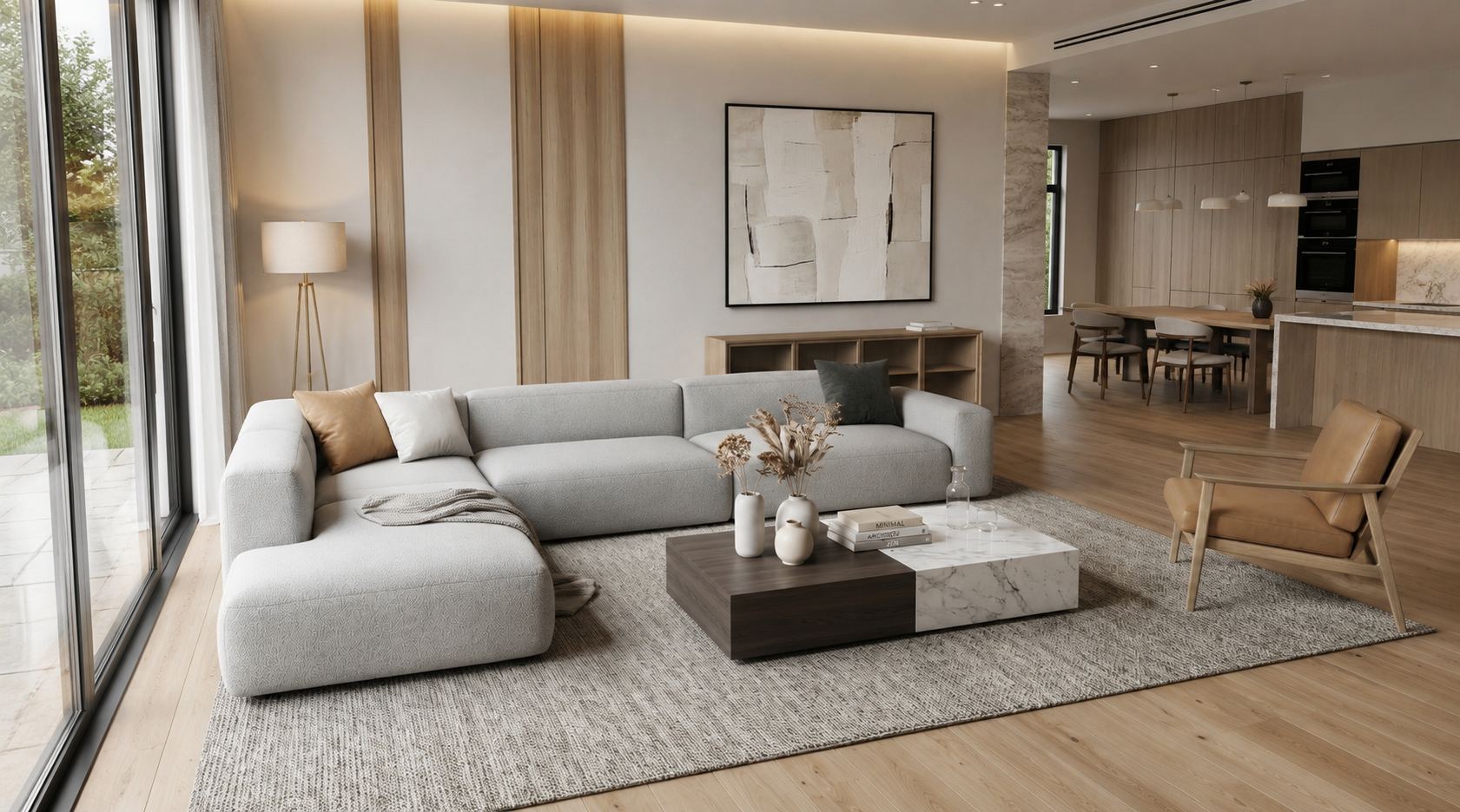 WARM MINIMAL LOFT — interior